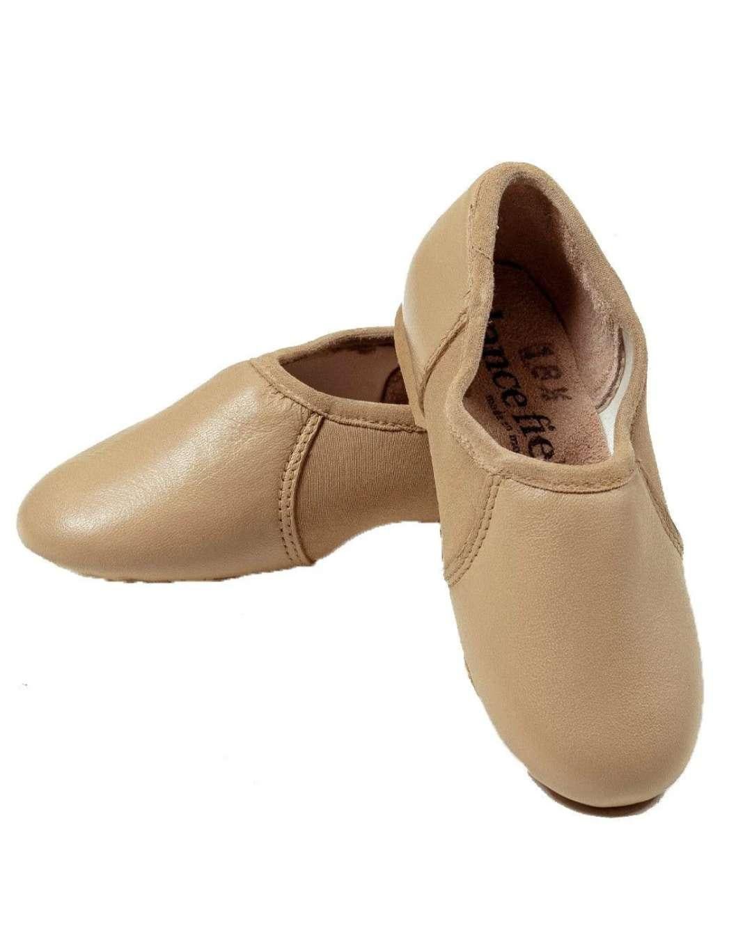 Botin de Jazz Dancefield || Zapato de Jazz en piel con arco de neopreno - Dance Field