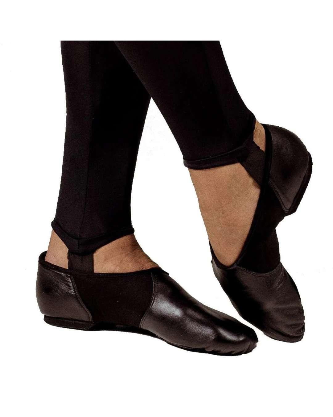 Botin de Jazz Dancefield || Zapato de Jazz en piel con arco de neopreno - Dance Field
