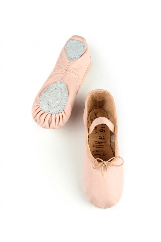 Zapatilla de Ballet Piel Dancefield Suela Separada | Niña y Niño - Dance Field