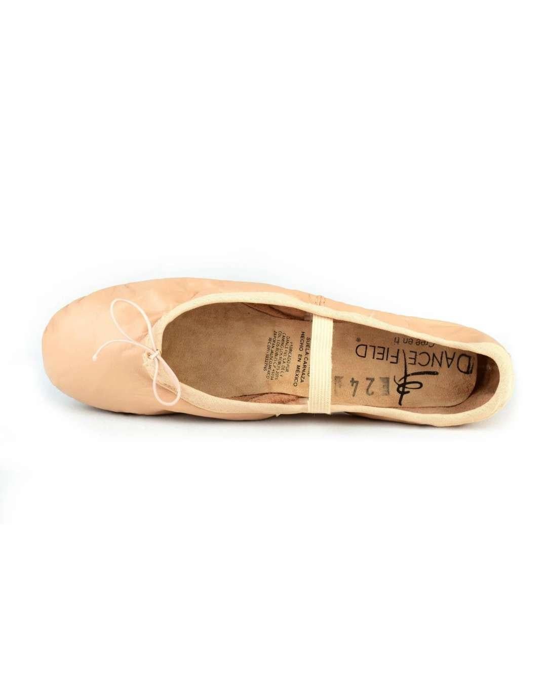 Zapatilla de Piel Dancefield Suela Corrida | Adultos - Dance Field