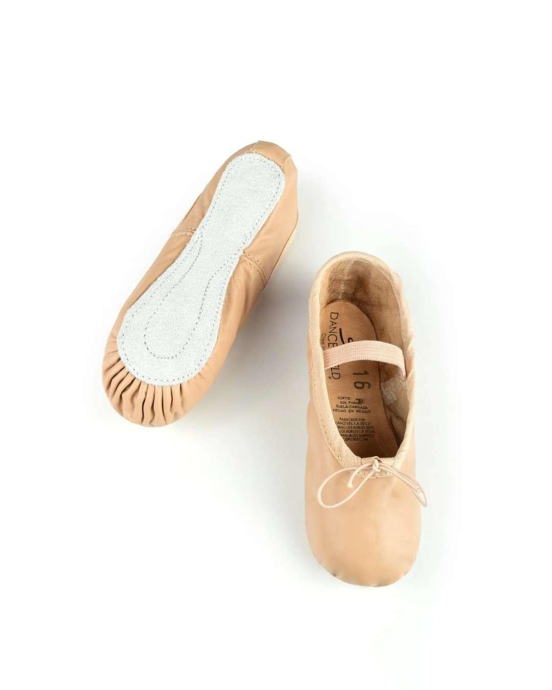 Zapatilla de Piel Dancefield Suela Corrida | Niños y Niñas - Dance Field