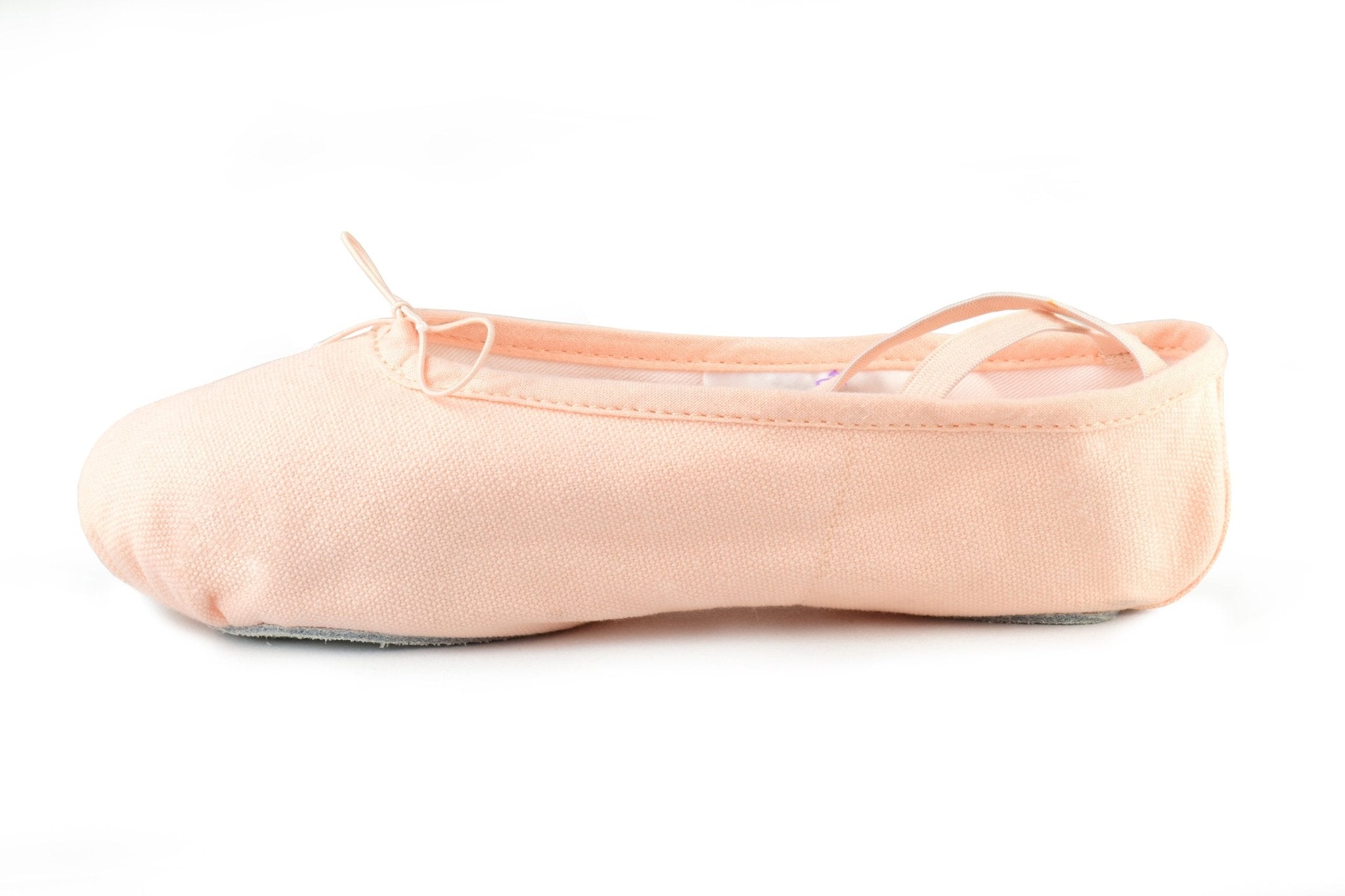 NEWCHAO Zapatos De Ballet De Danza Para Niñas Y Mujeres, Zapatillas De Ballet De Lona Para Adultos Y Niños En La Escuela, Suela De Piel Dividida, Color Rosa, Beige