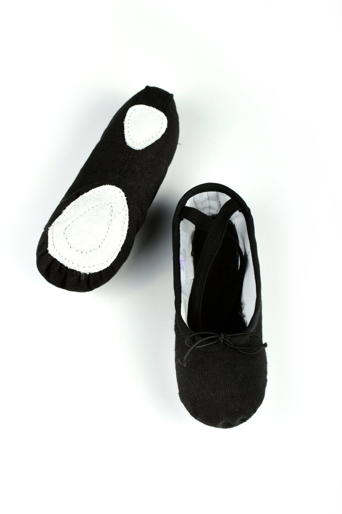 Zapatilla de Lona Dancefield Suela Separada | Infantil | Negro - Dance Field