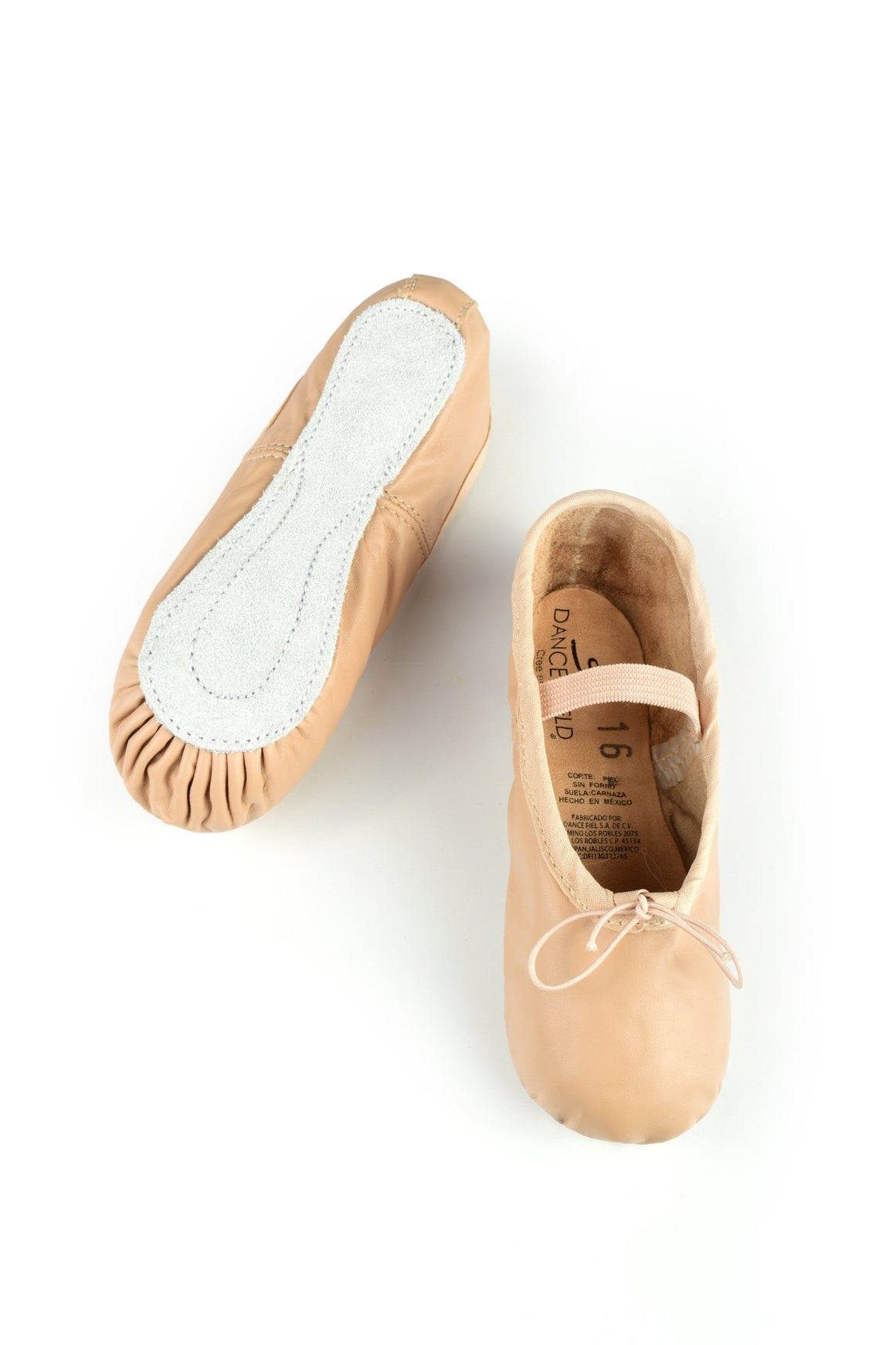 Zapatilla de Piel Dancefield Suela Corrida | Niños y Niñas - Dance Field
